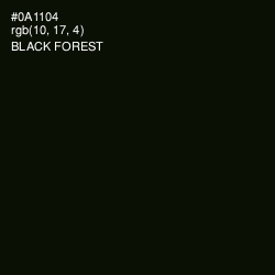 #0A1104 - Black Forest Color Image